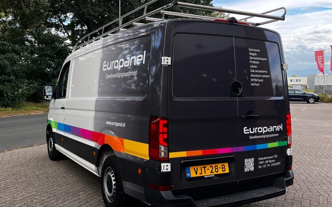 Belettering bus Europanel