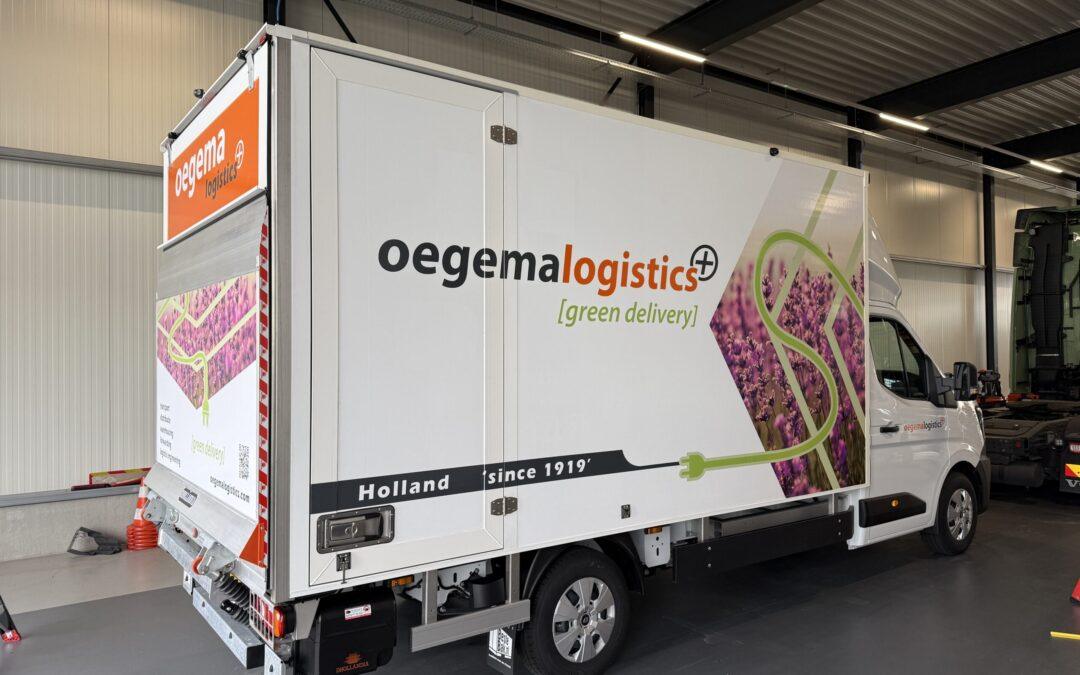 Belettering bakwagen Oegema