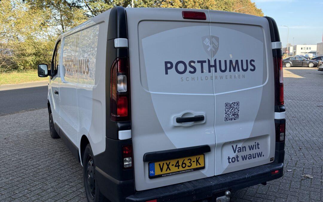 Belettering bus Posthumus Schilderwerken